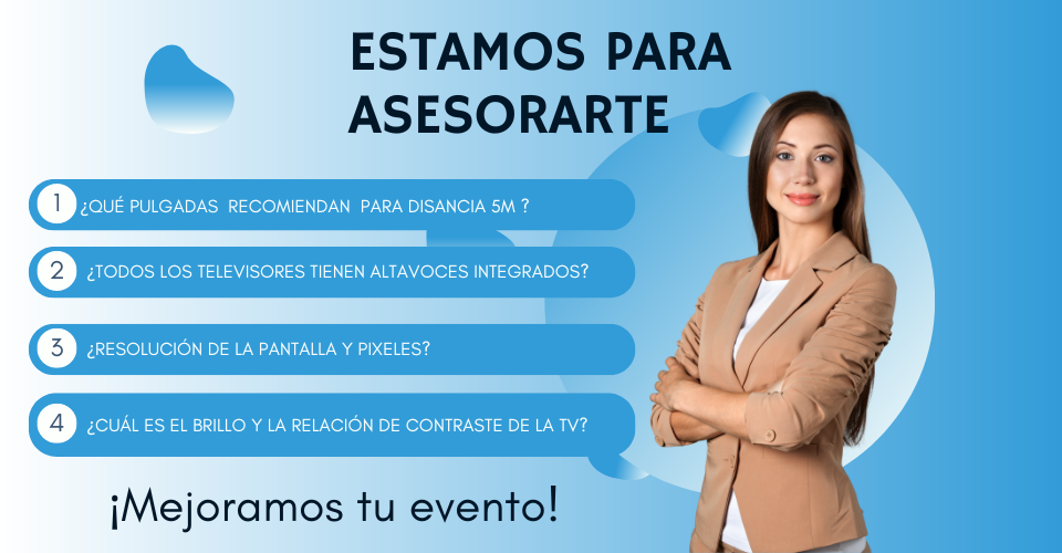 alquiler television barcelona para empresas asesorarte