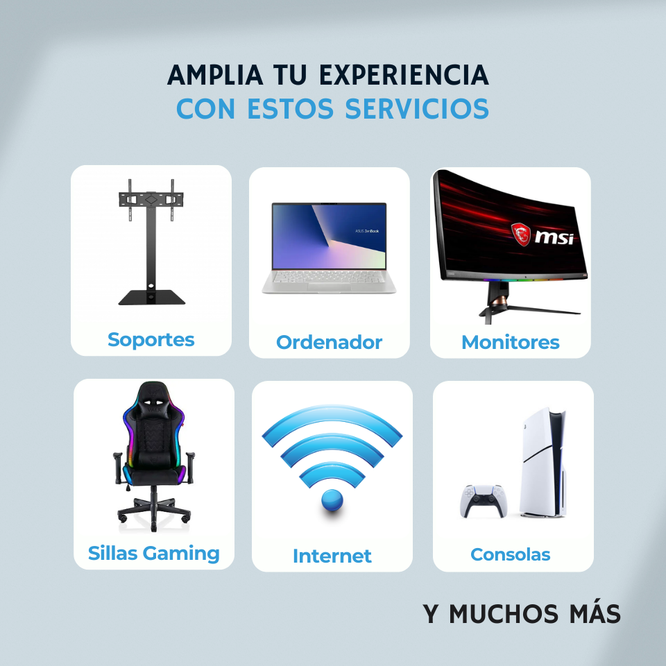 servicios alquiler barcelona television oficina